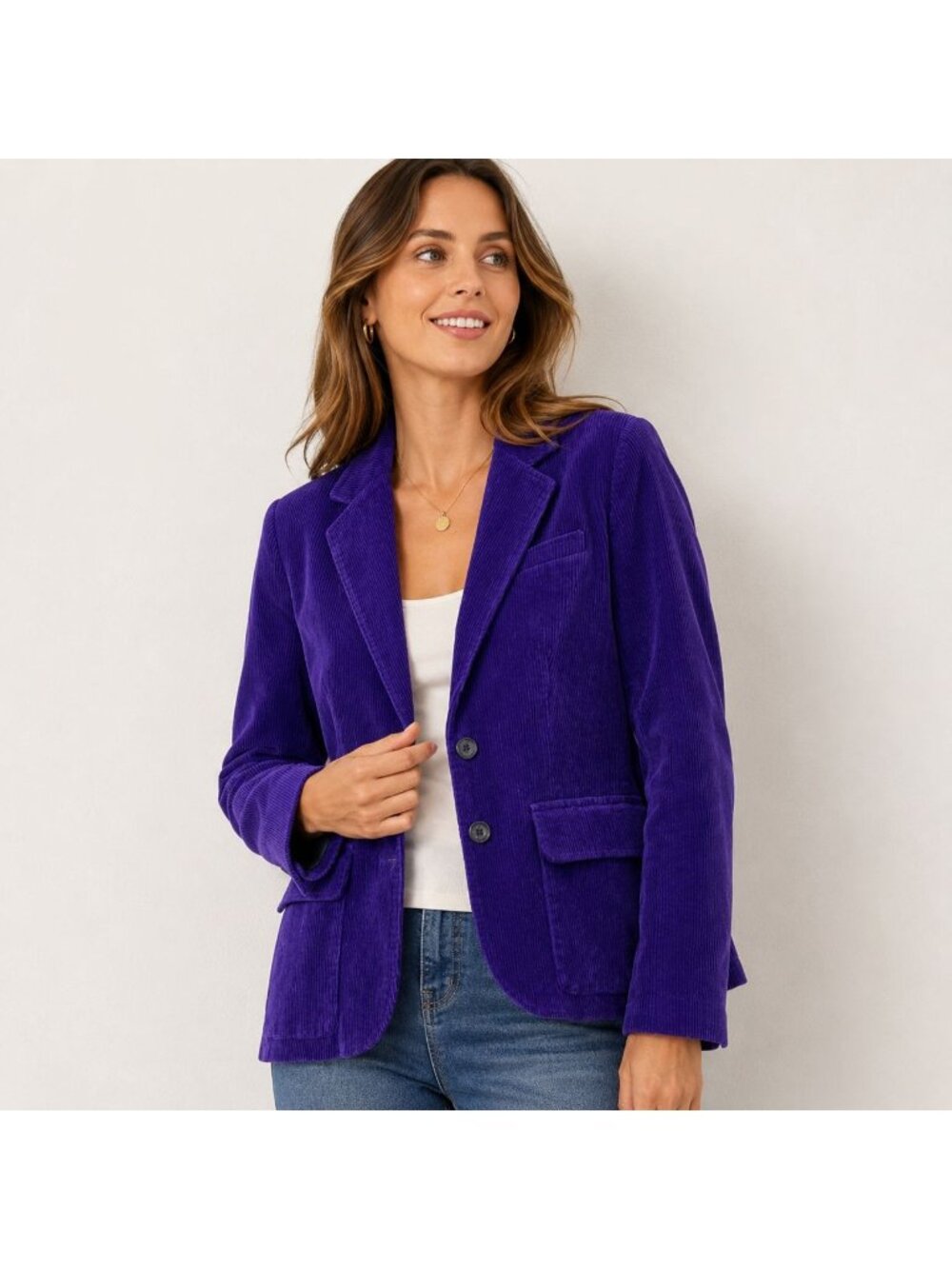 Lauren Ralph Lauren Purple Corduroy Blazer Women’s Size 4